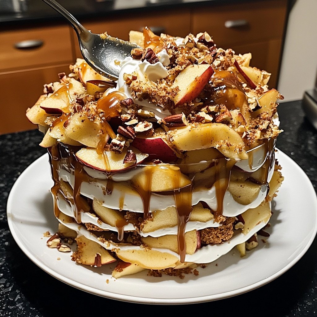 Bratapfel Karamell Trifle