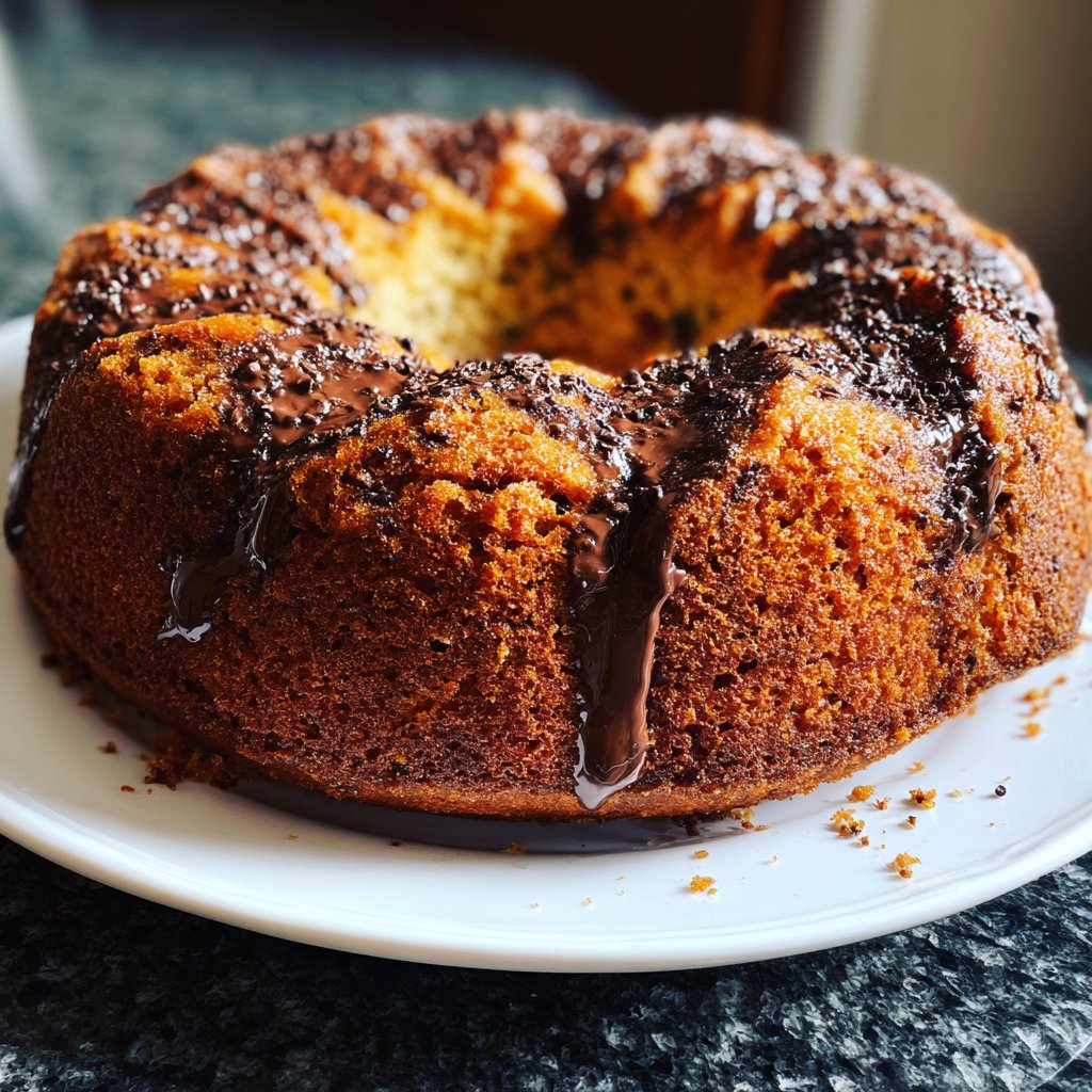 Bananenkuchen mit Kakao