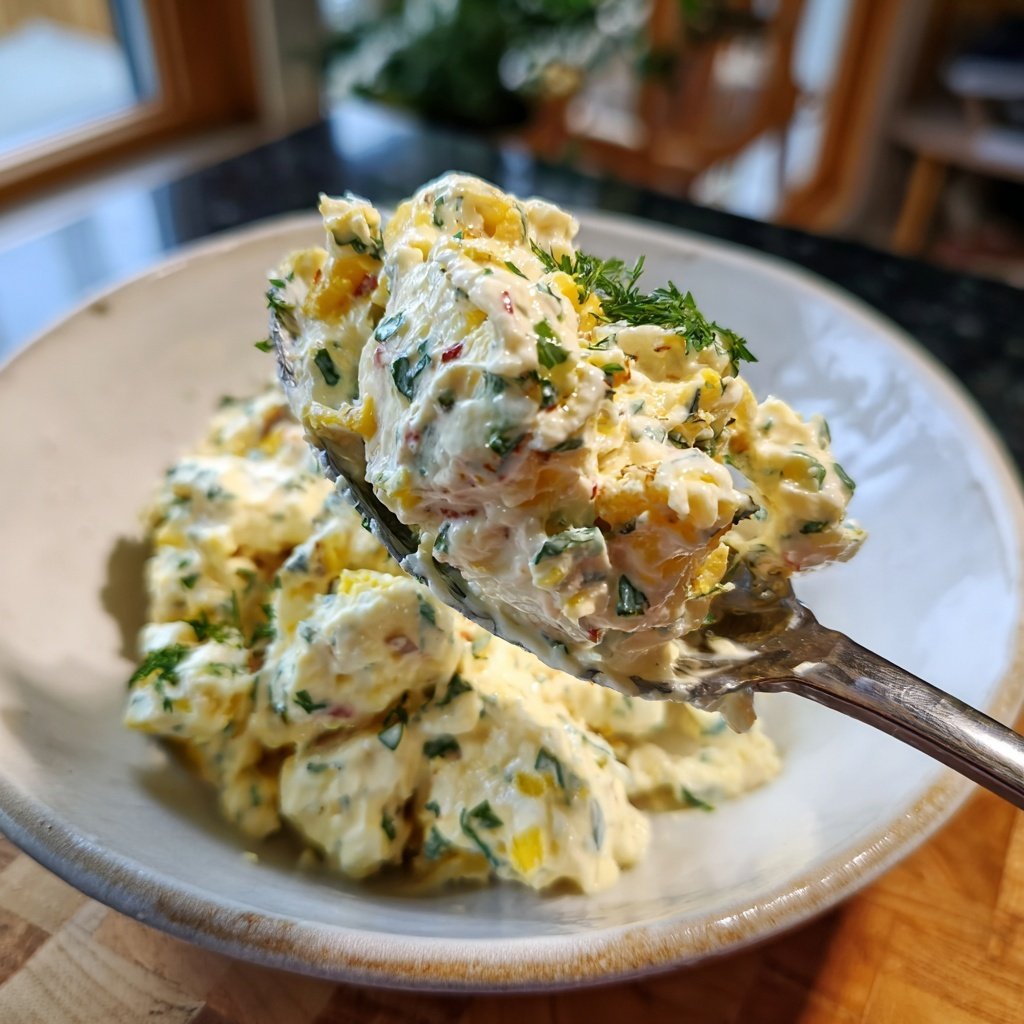 Schnell & Einfach 10-Minuten-Eiersalat mit Joghurt