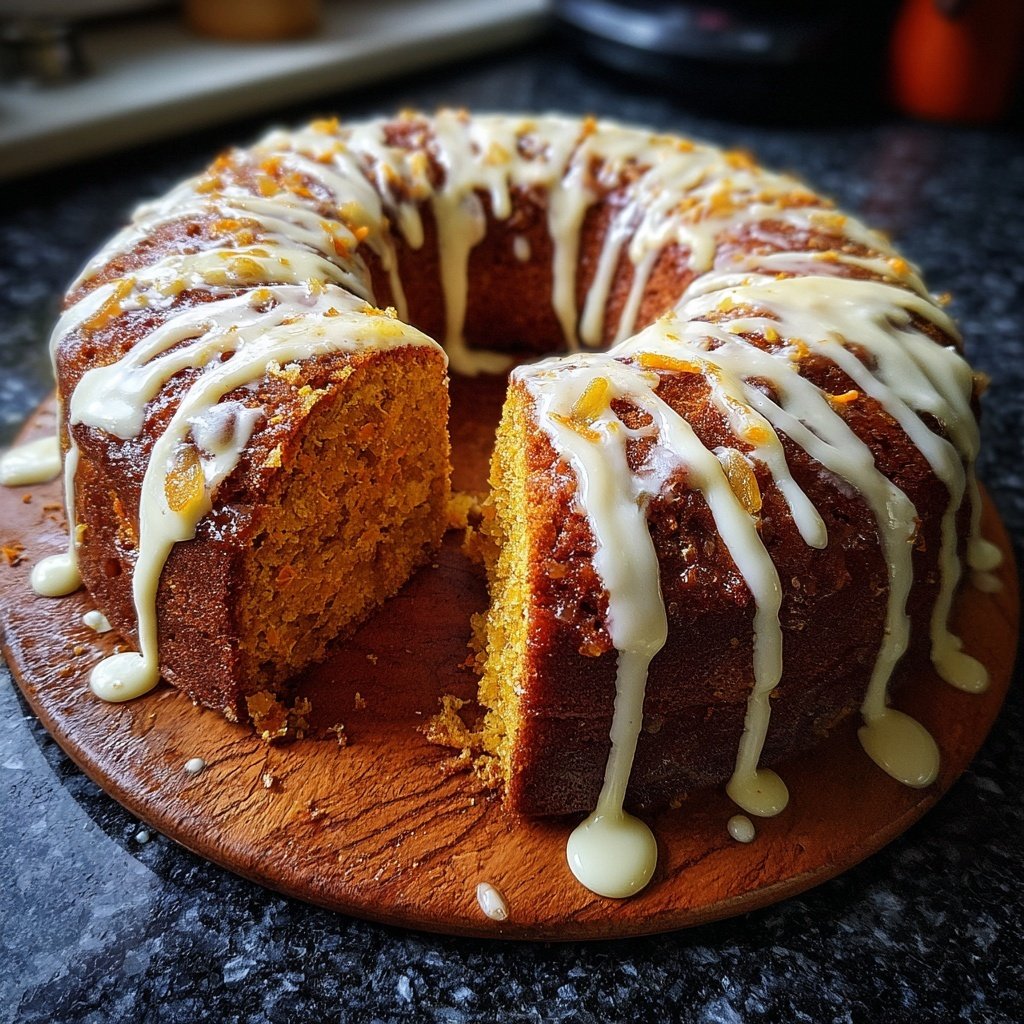 Karottenkuchen Mit Frischkäse Füllung