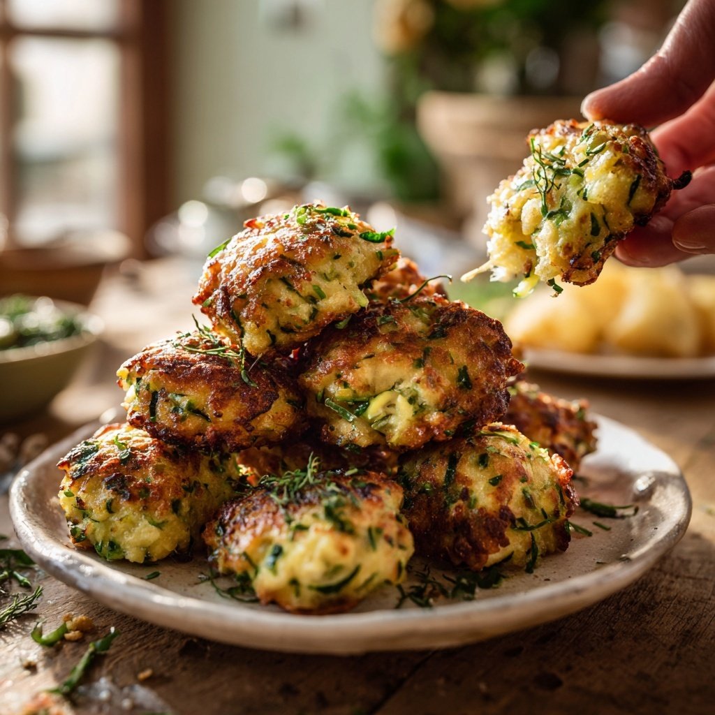 Zucchini-Puffer im Ofen
