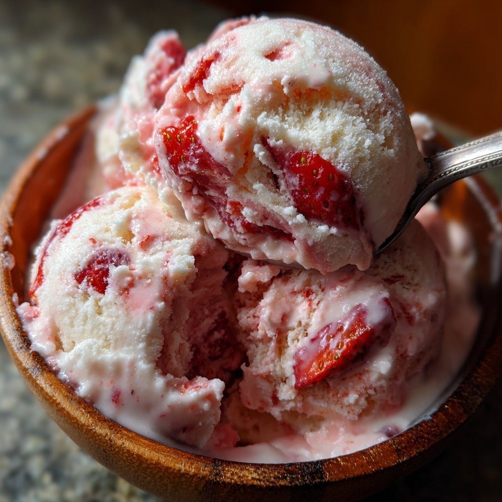 Erdbeer Eis Selber Machen Ohne Eismaschine